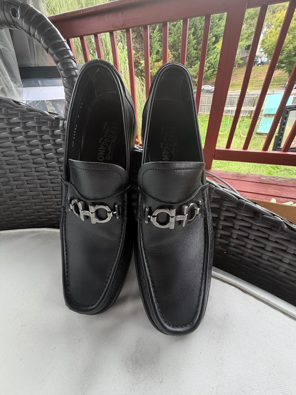 Ferragamo calfskin Leather Loafers